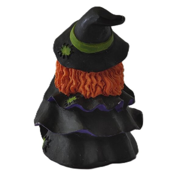 Vintage Halloween Figurine Napkin Holder Witch with Cauldron - Picture 4 of 6